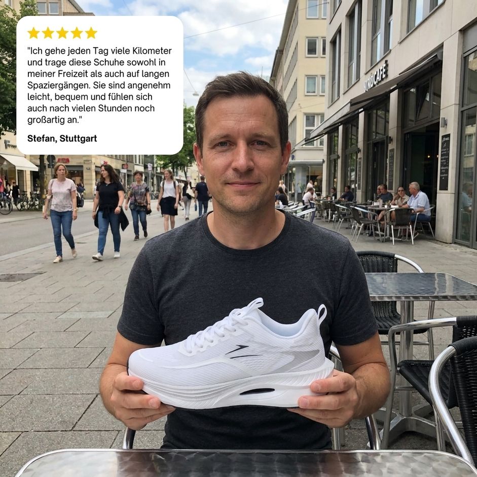 Leichter Laufschuh mit weicher Dämpfung