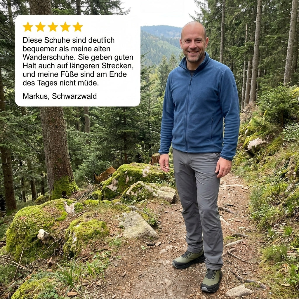 Wanderschuh für lange Strecken