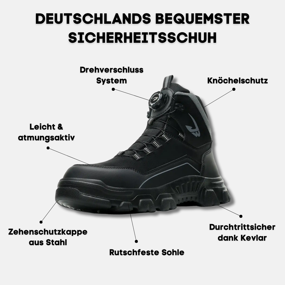 Sportlicher Sicherheitsschuh mit Drehverschluss