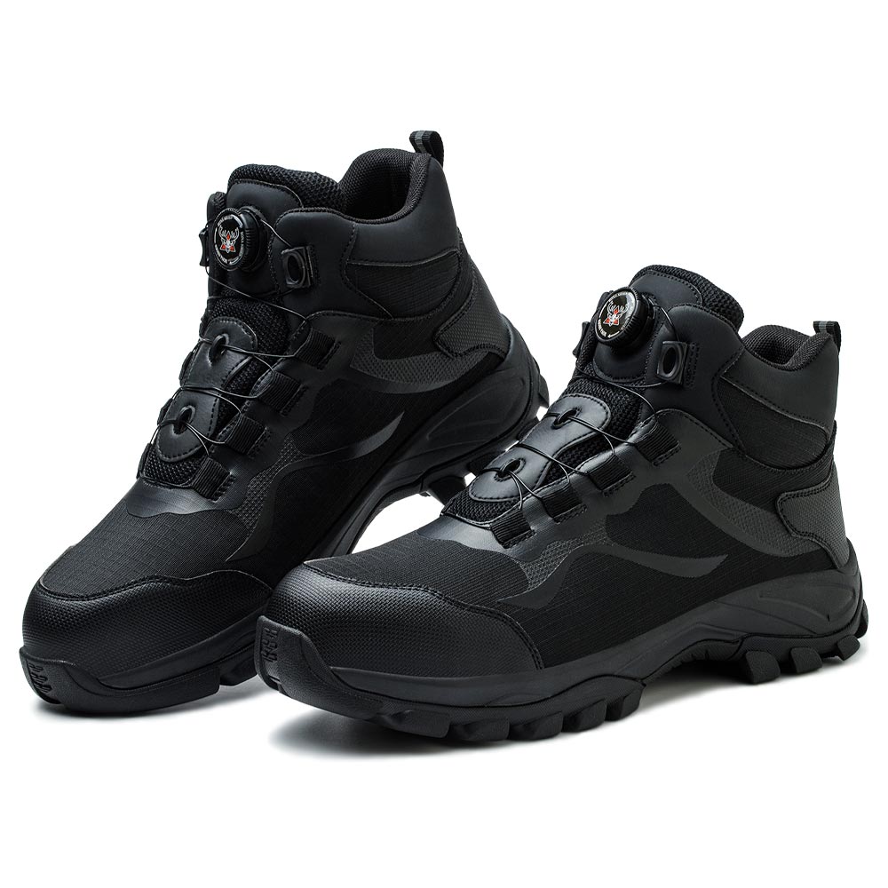 Stilvoller Sicherheitsstiefel mit rutschfester Sohle