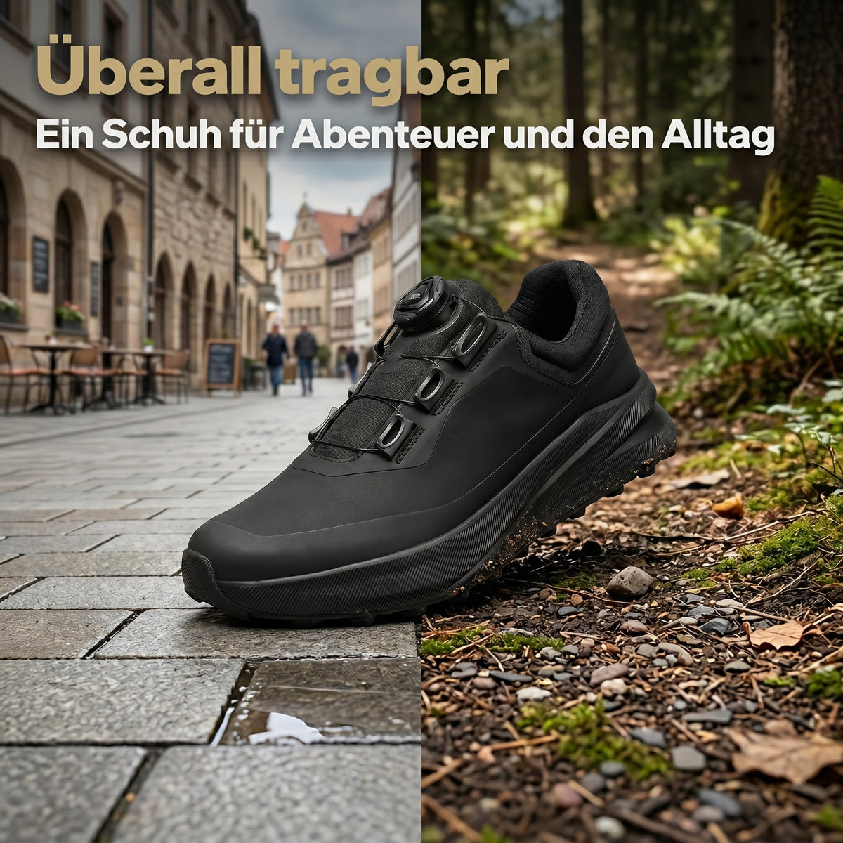 Wanderschuh für lange Strecken