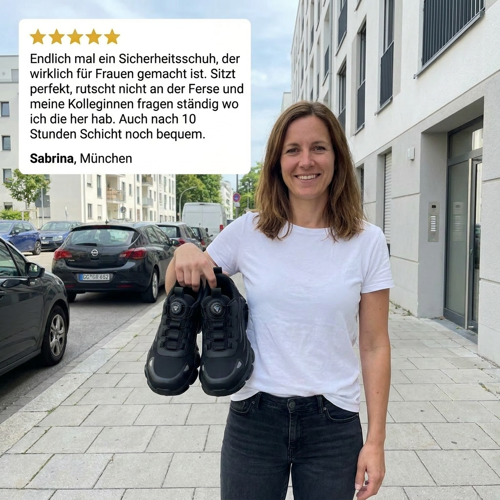 Sicherheitsschuh mit Schnellverschluss für Damen