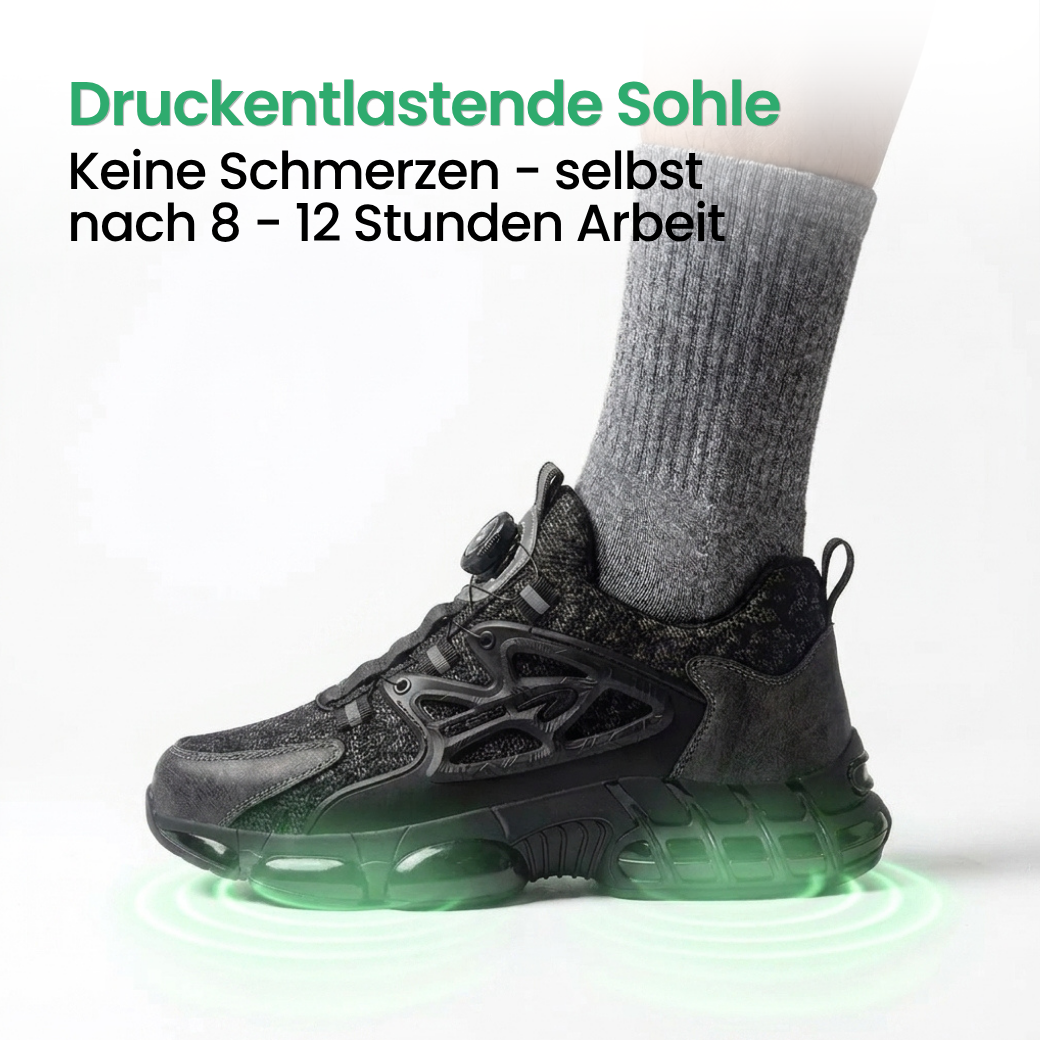 Robuster Sicherheitsschuh mit Drehverschluss