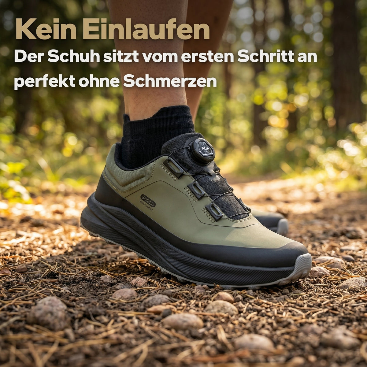 Wanderschuh für lange Strecken