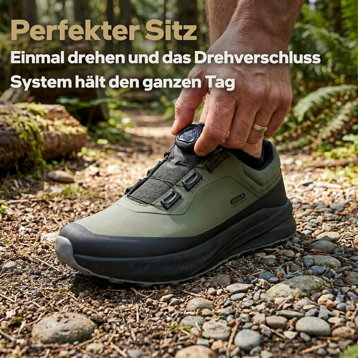 Wanderschuh für lange Strecken