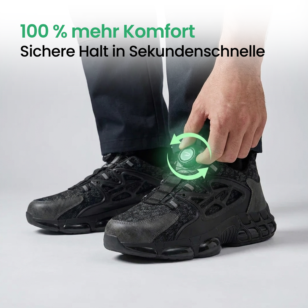 Robuster Sicherheitsschuh mit Drehverschluss
