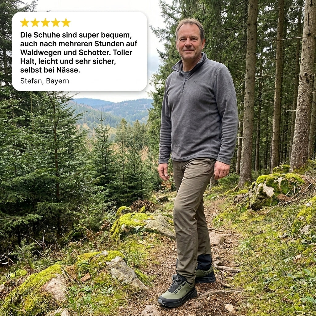 Wanderschuh für lange Strecken