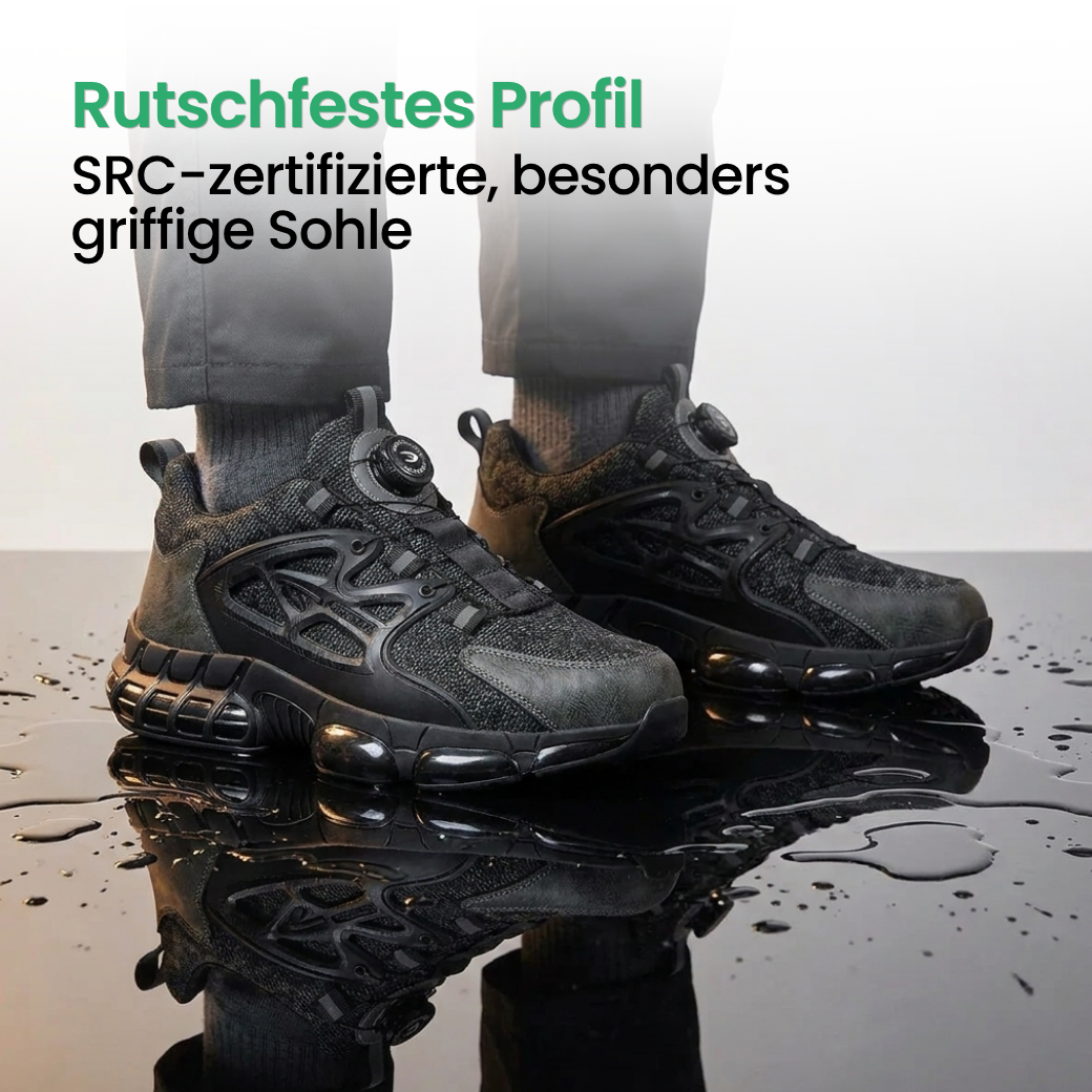 Robuster Sicherheitsschuh mit Drehverschluss