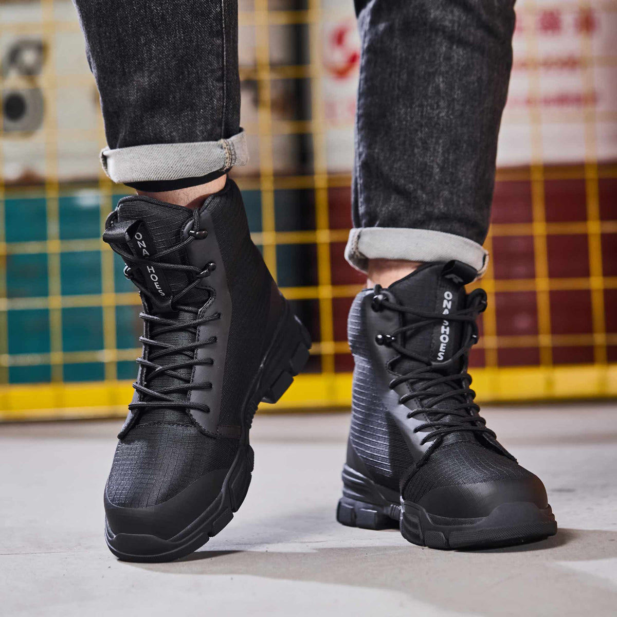 Sicherheitsstiefel mit verstärkter Kevlar-Sohle