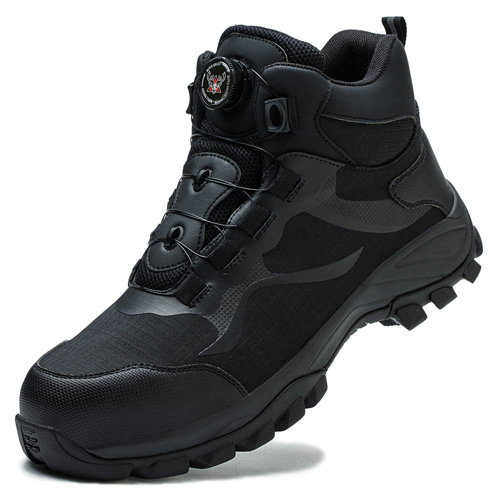 Stilvoller Sicherheitsstiefel mit rutschfester Sohle