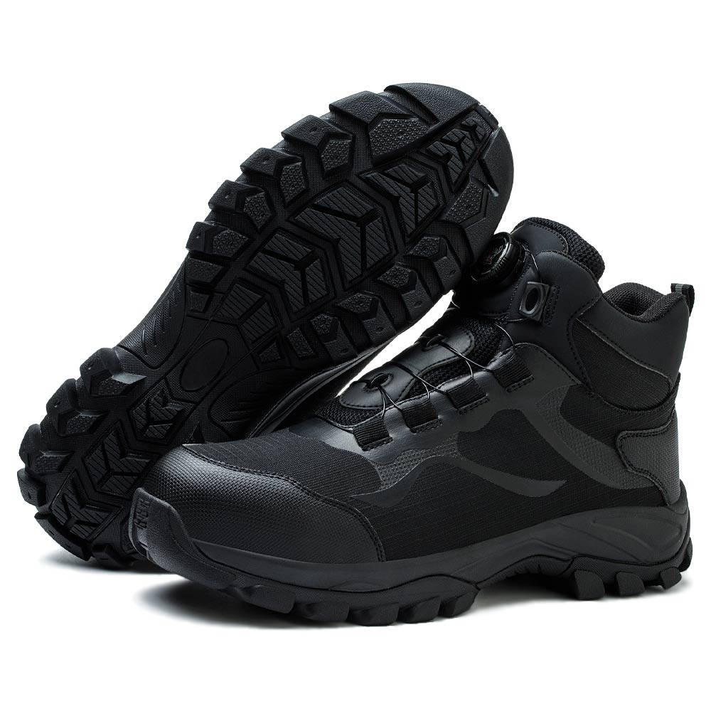 Stilvoller Sicherheitsstiefel mit rutschfester Sohle